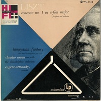 Columbia Masterworks Japan : Arrau - Liszt Concerto No. 1, Hungarian Fantasy